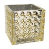 gold-dimple-cube-floral-vase-6in