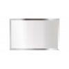 rectangle mirror glass candle plate 12x8