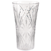 clear plastic rose vase 11in x 6in