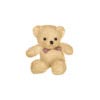 brown teddy bear with bow plush stuffed animal 10in