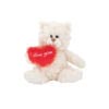 beige fluffy bear plush stuffed animal 12in