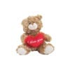 brown fluffy bear plush stuffed animal 12in