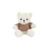 10" white teddy bear plush stuffed animal with sweater