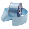 blue waterproof poly-satin ribbon 2.75in