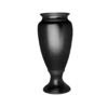 ceramic black indulgence flower vase