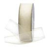 ivory wired sheer ribbon 1.5in