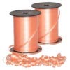 peach curling ribbon 500yds