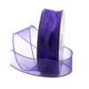 purple wired sheer ribbon 1.5in