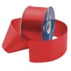 red waterproof poly-satin ribbon 2.75in