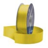 yellow waterproof poly-satin ribbon 1.375in