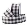 gingham-checkered-plaid-ribbon-40CHECK-BKWH